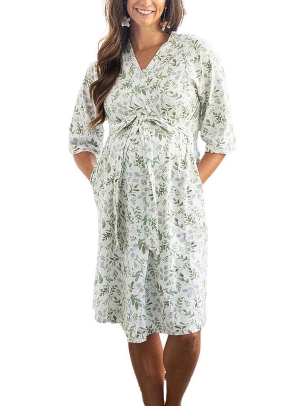 Labor and Delivery Gown and Robe Set, XL